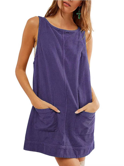 Anaïs Women's Overalls - fabric and finish detail