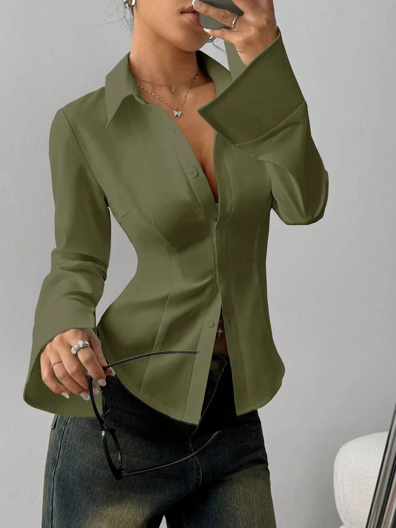 Verity Women's Blouse - front view