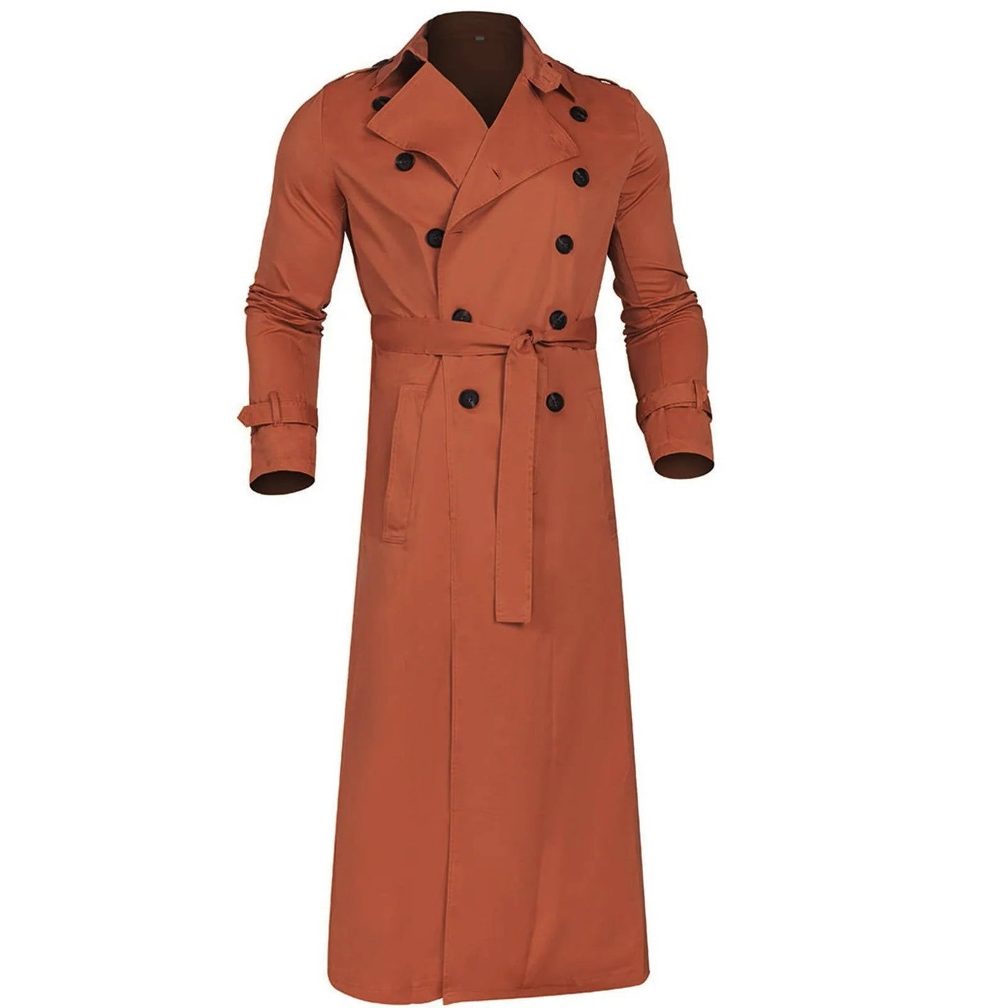 Casper Men's Trench Coat - front view
