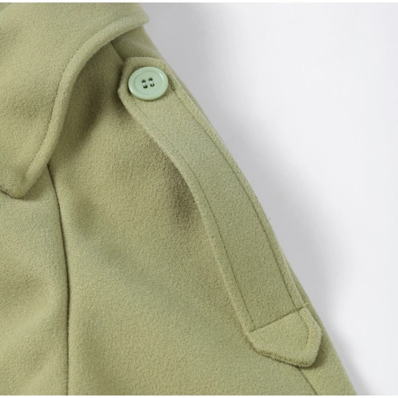 Ines Women's Oversized Trench Coat - full-length view