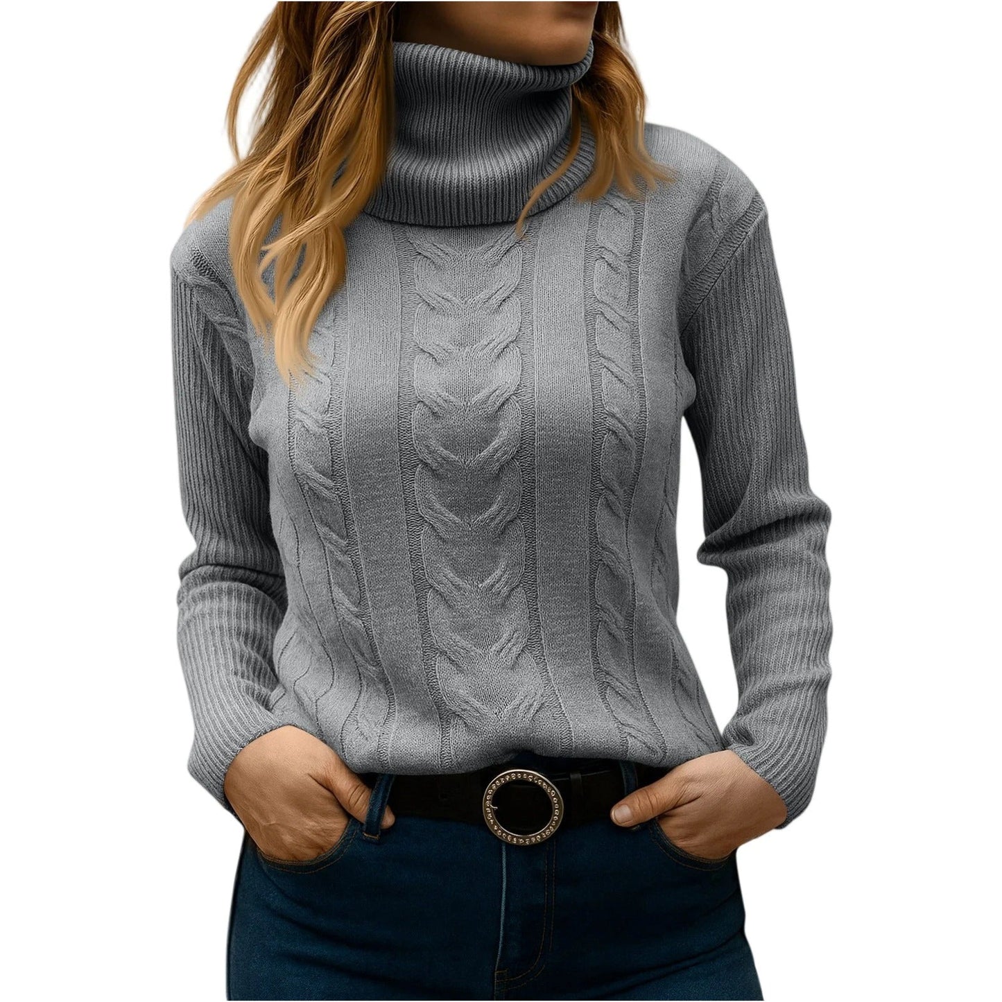Rhea Women's Sweater - flat lay