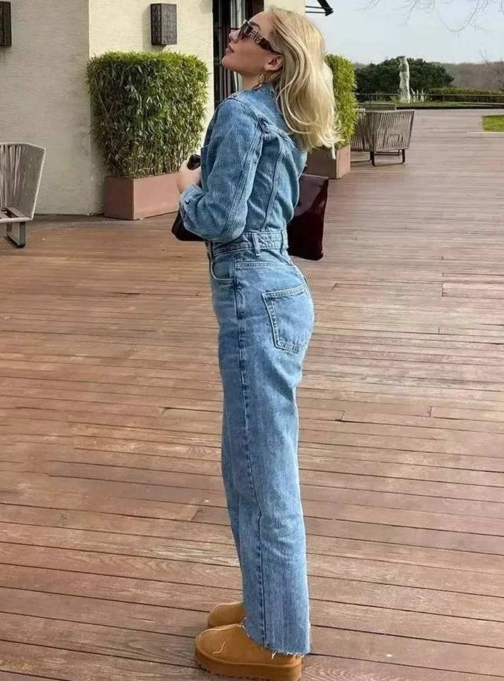 Ava Women's Jumpsuit - back view
