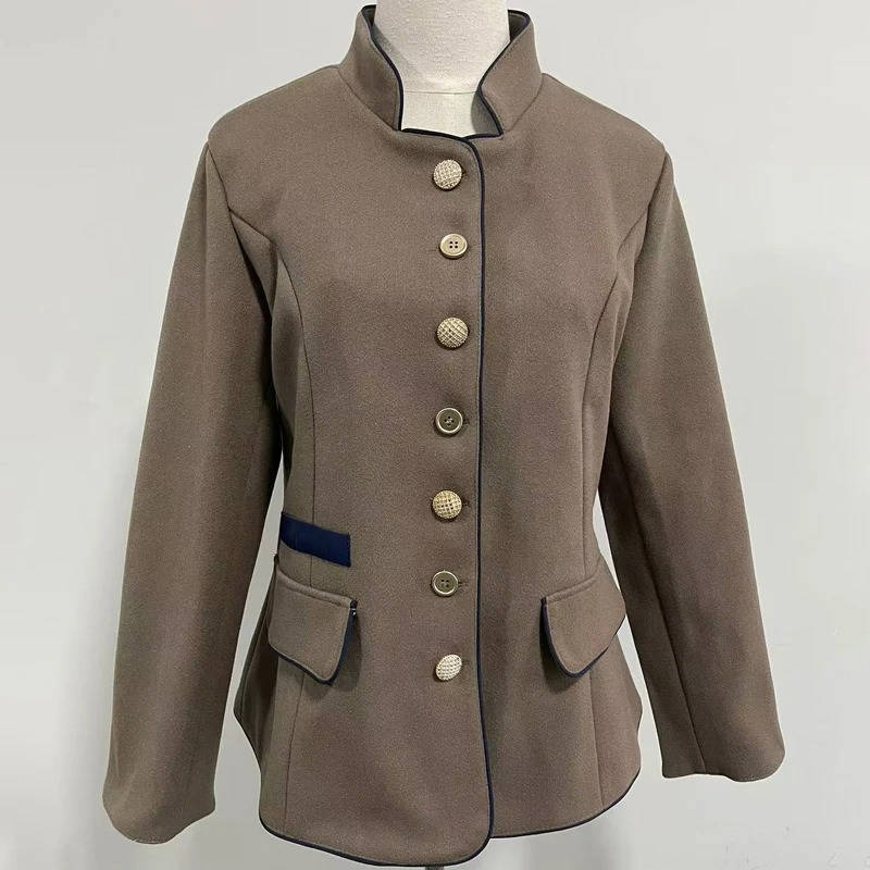 Harlow Women's Blazer - fabric and finish detail
