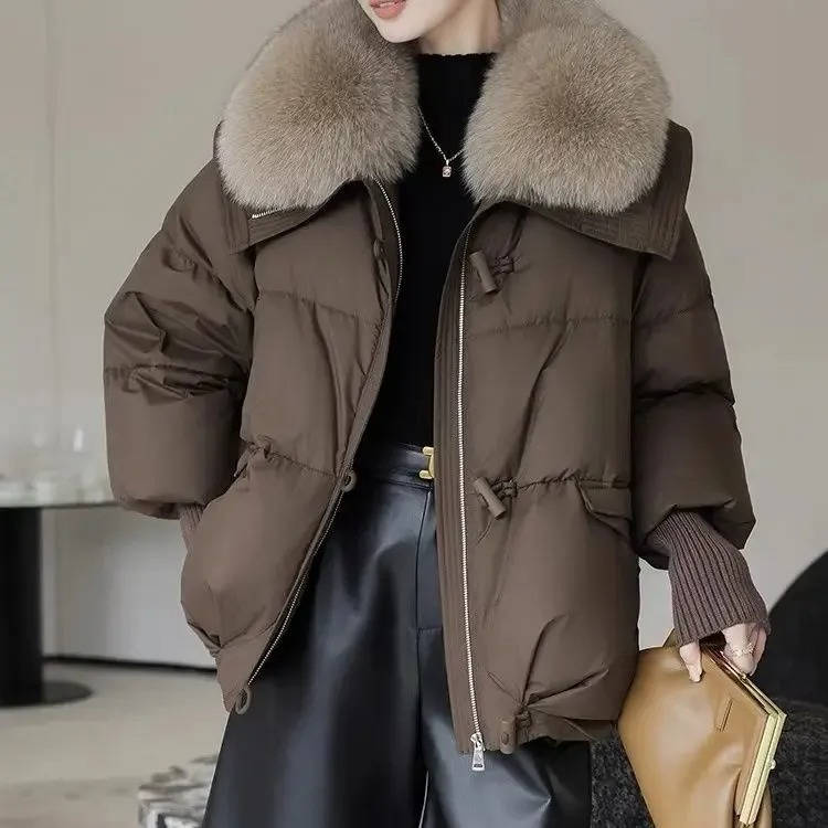 Bijou Women's Puffer Jacket - styled view