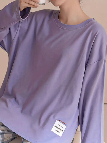 Mabel Women's Plaid Pyjama Set - shown in use