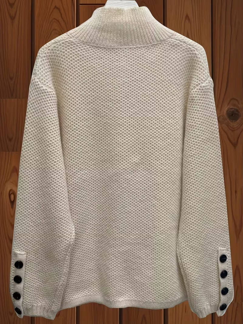 Tilda Women's Cardigan - fabric and finish detail
