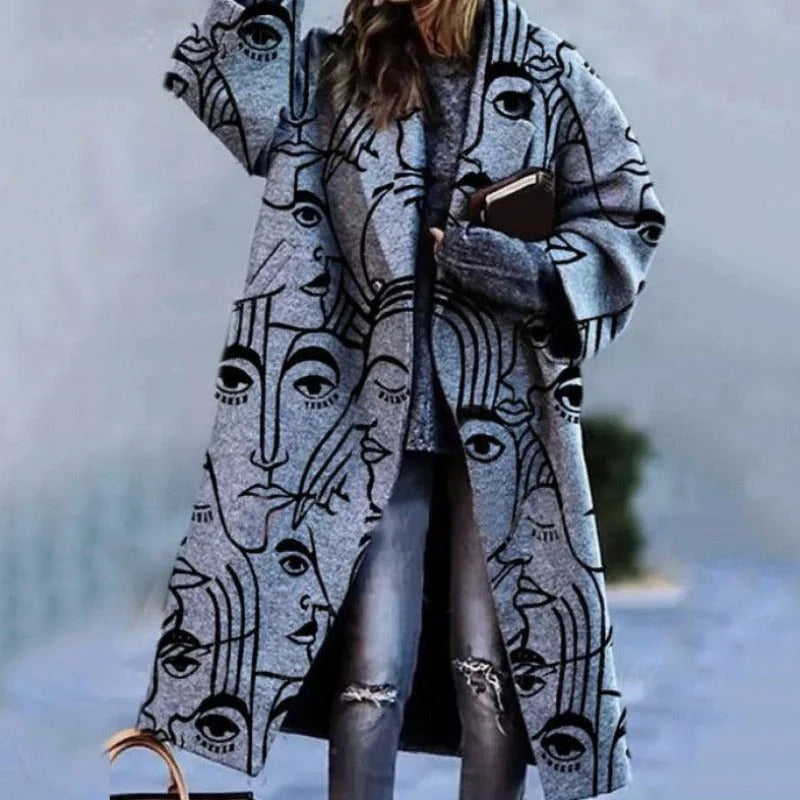 Fleur Women's Coat - flat lay