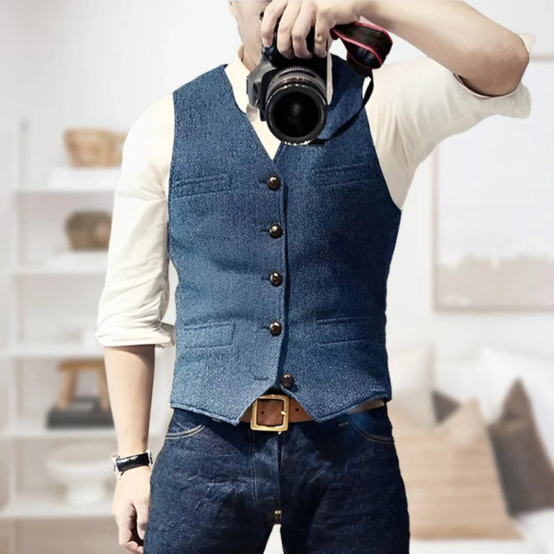 Ellis Men's Vest | Wool