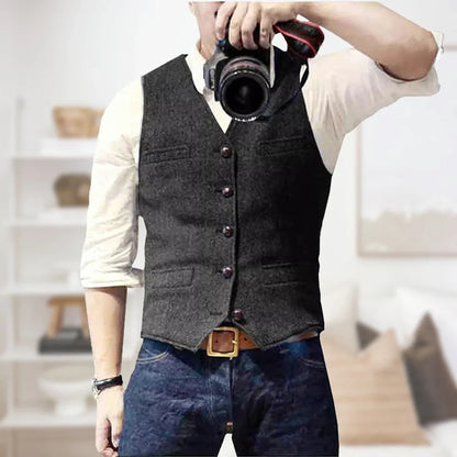 Ellis Men's Vest - back view