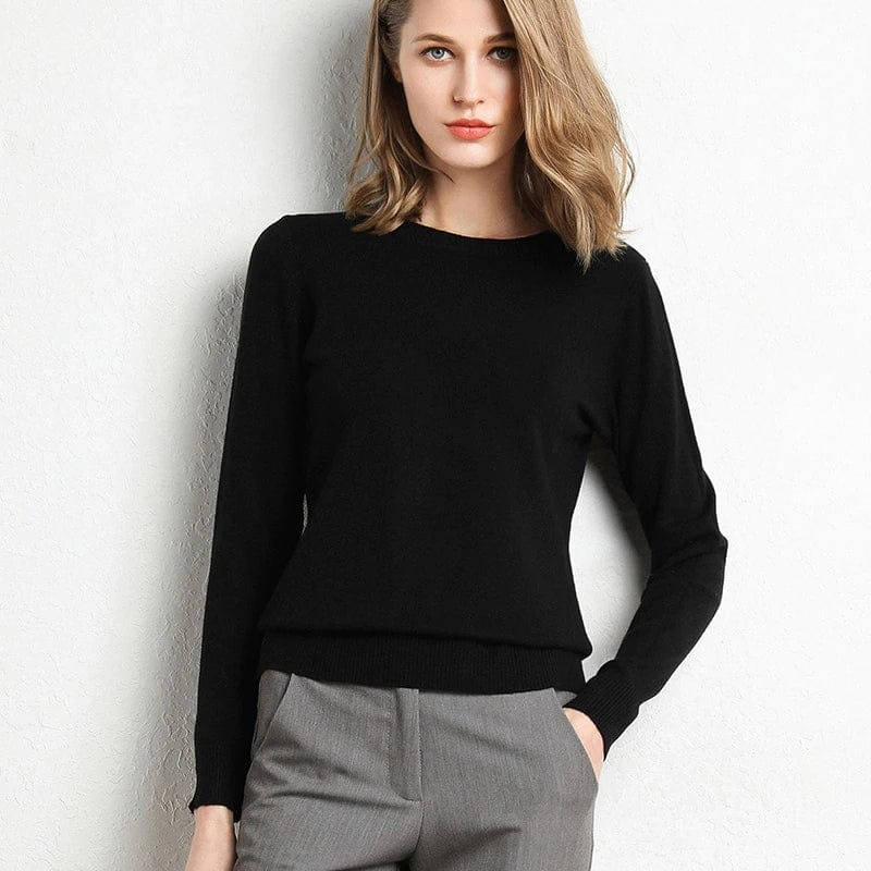 Astrid Women's Sweater - fabric and finish detail