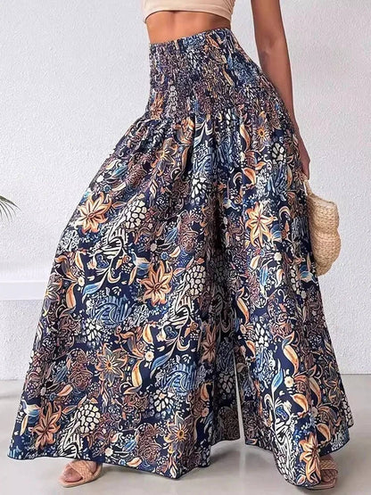Uma Women's Wide Leg Trousers - styled view