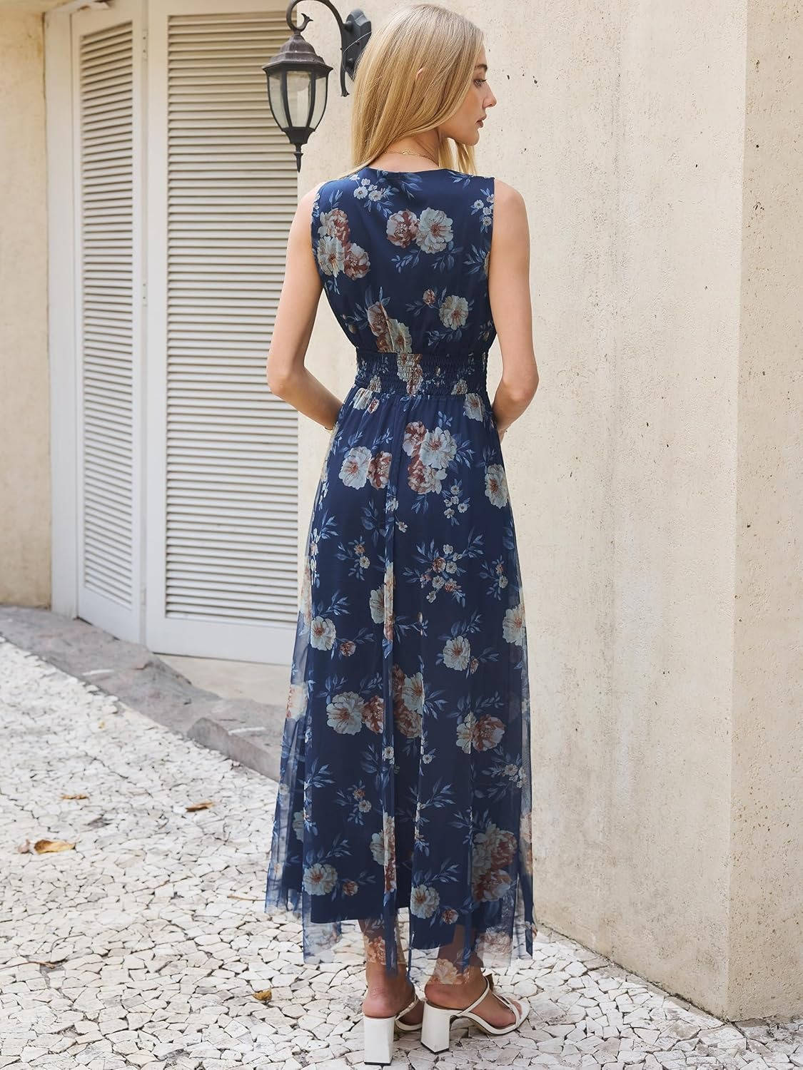 Nadia Women's Floral Maxi Dress - full-length view