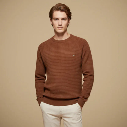 Gray Men's Sweater - front view
