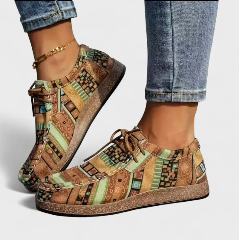 Tallulah Women's Loafers - fabric and finish detail