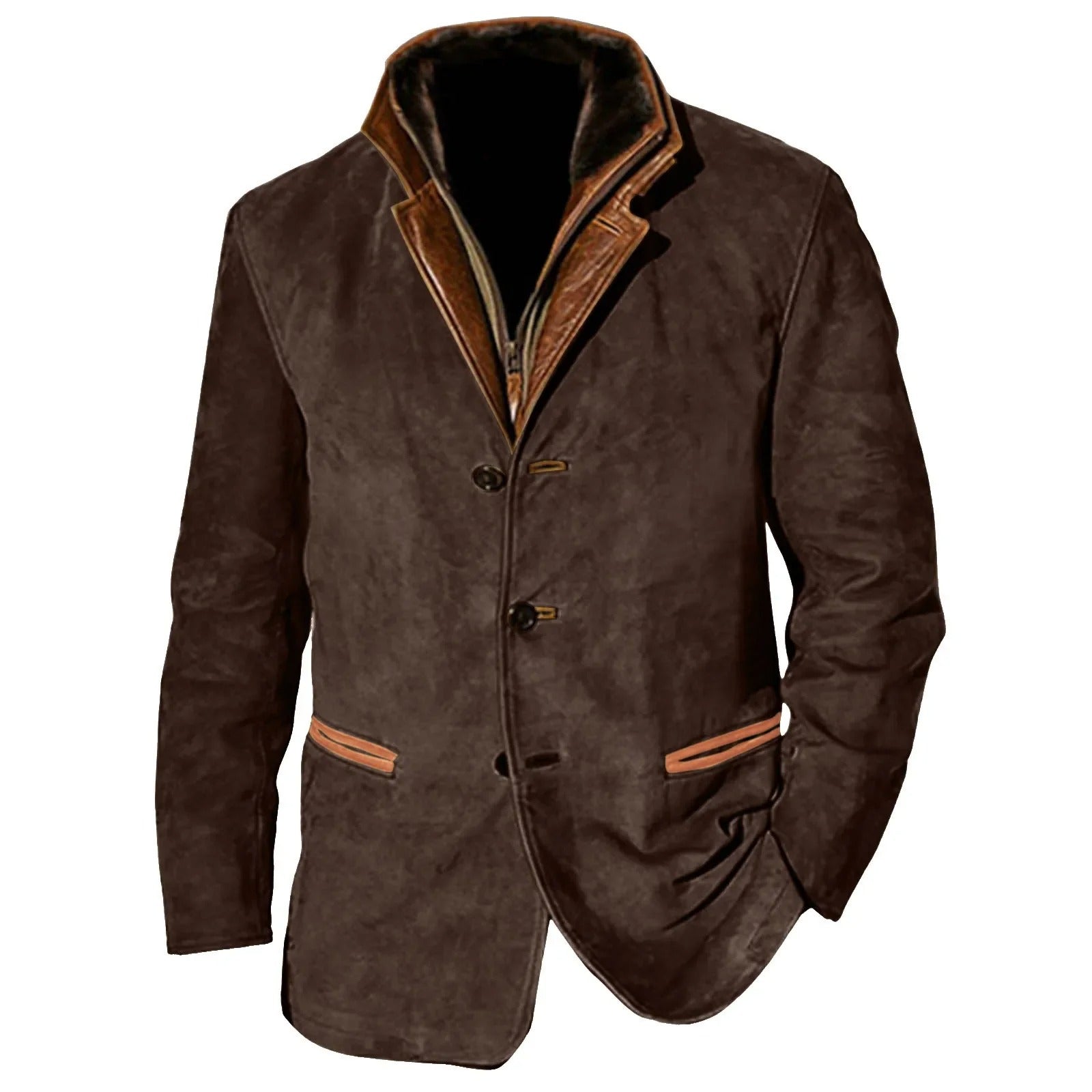 Wilder Men's Suede Blazer - flat lay