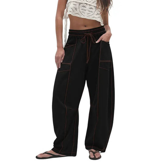 Yara Women's Wide Leg Joggers - styled view