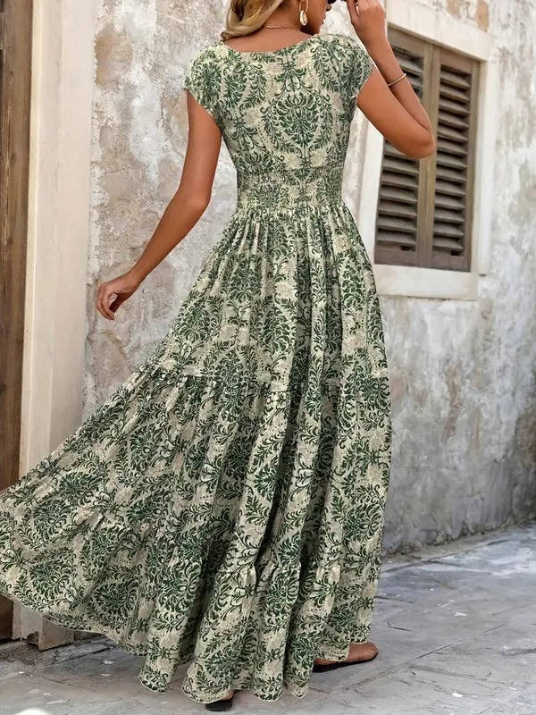 Mabel Women's Maxi Dress - back view
