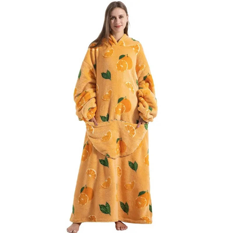 Nadia Women's Throw Blanket - fabric and finish detail