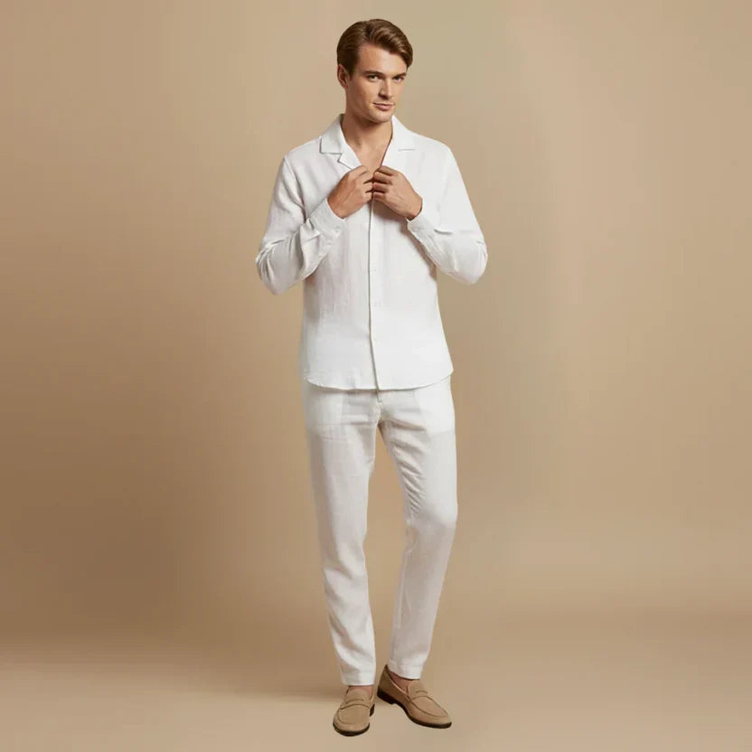 Yves Men's Trousers - fabric and finish detail