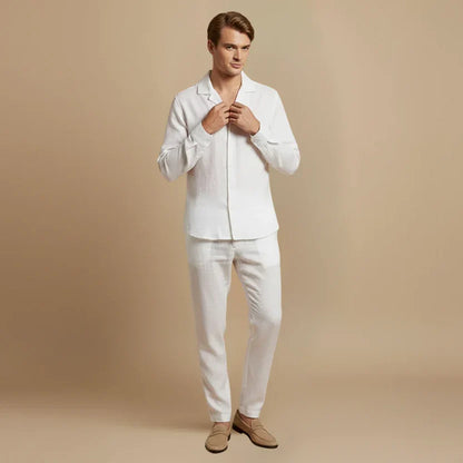 Yves Men's Trousers - fabric and finish detail