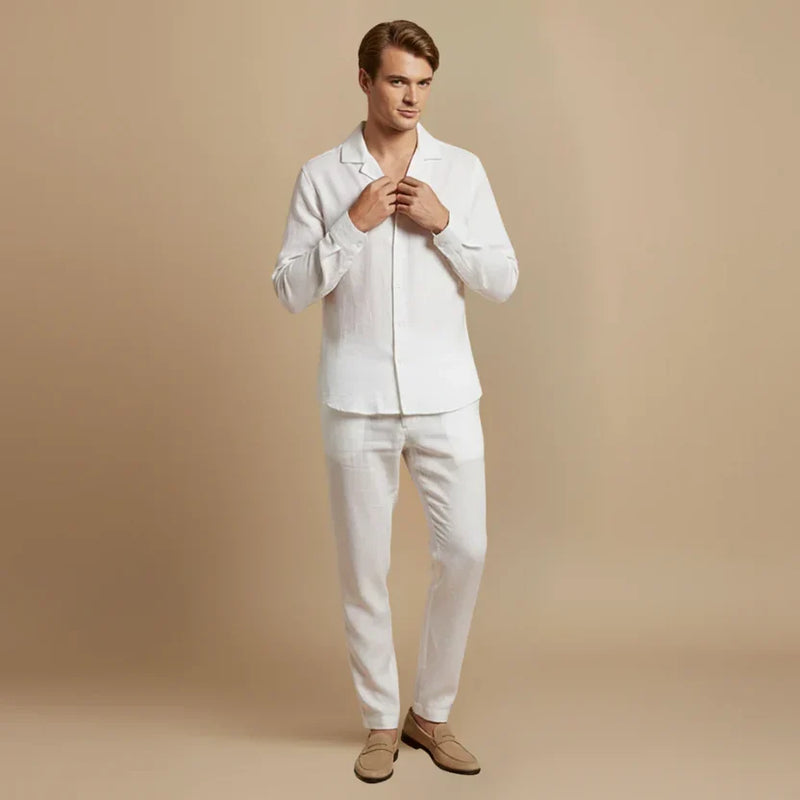 Yves Men's Trousers - fabric and finish detail