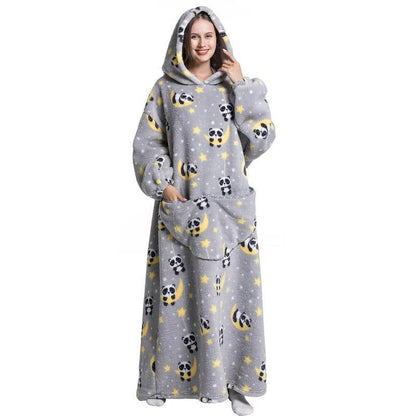 Nadia Women's Throw Blanket - styled view
