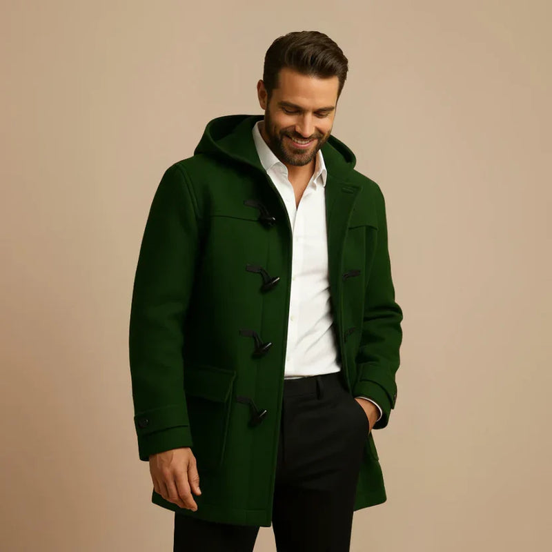 Nolan Men's Trench Coat - styled view