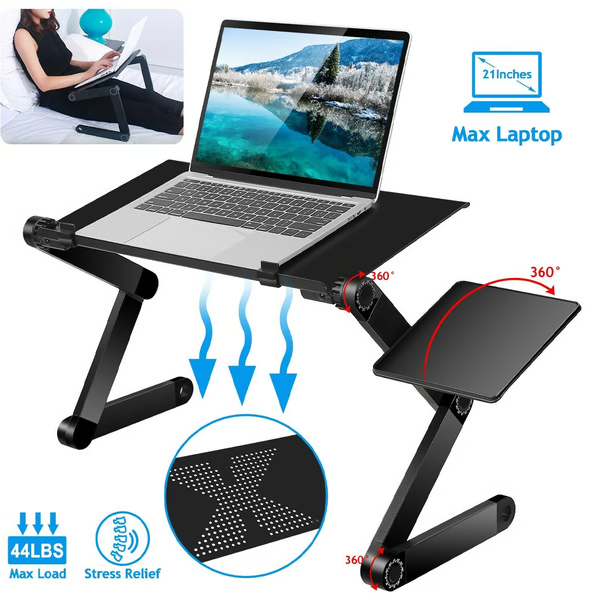 Onyx Adjustable Laptop Stand - full-length view
