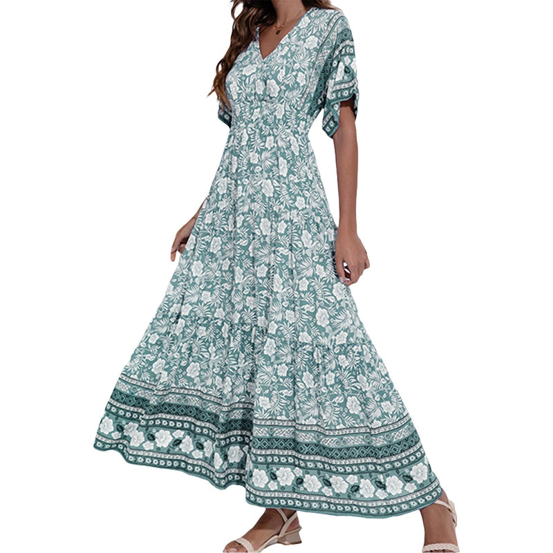 Rowan Women's Floral Maxi Dress - full-length view