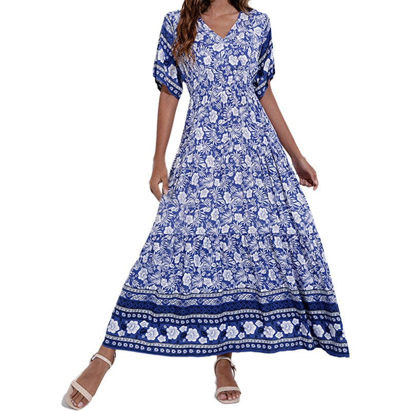 Rowan Women's Floral Maxi Dress - close-up detail