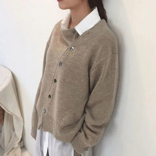 Edith Women's Asymmetric Jacket - front view