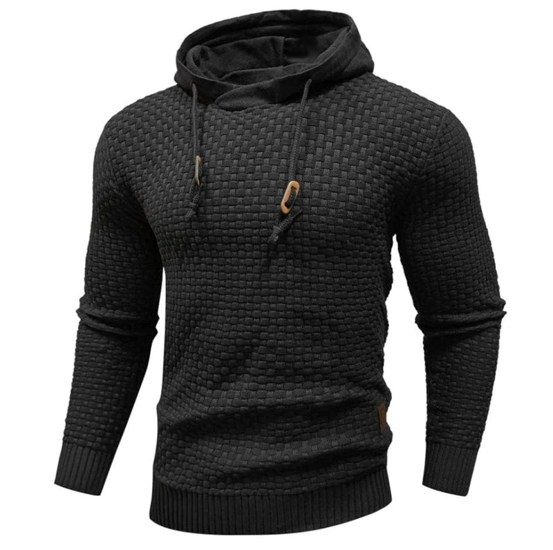 Flynn Men's Hoodie | Black, White