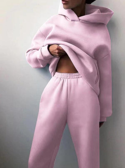 Yvette Women's Oversized Joggers - fabric and finish detail