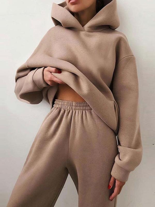 Yvette Women's Oversized Joggers - full-length view