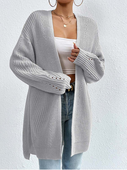 Iris Women's Oversized Cardigan - flat lay