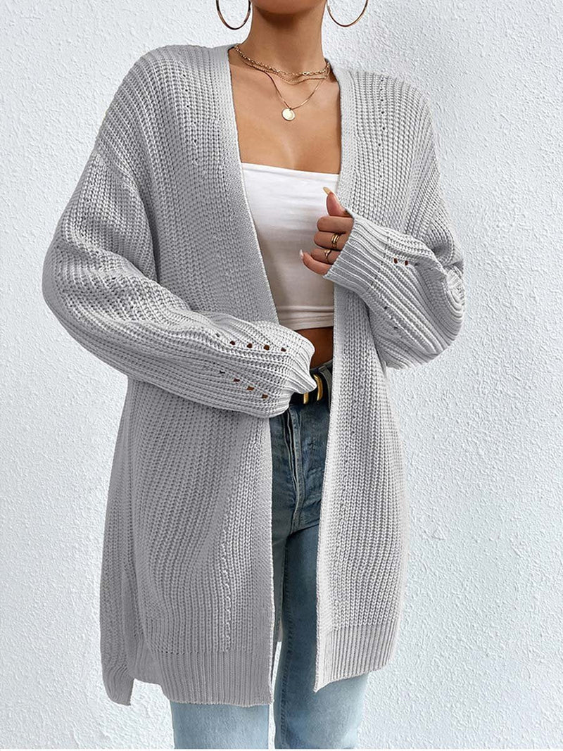 Iris Women's Oversized Cardigan - flat lay