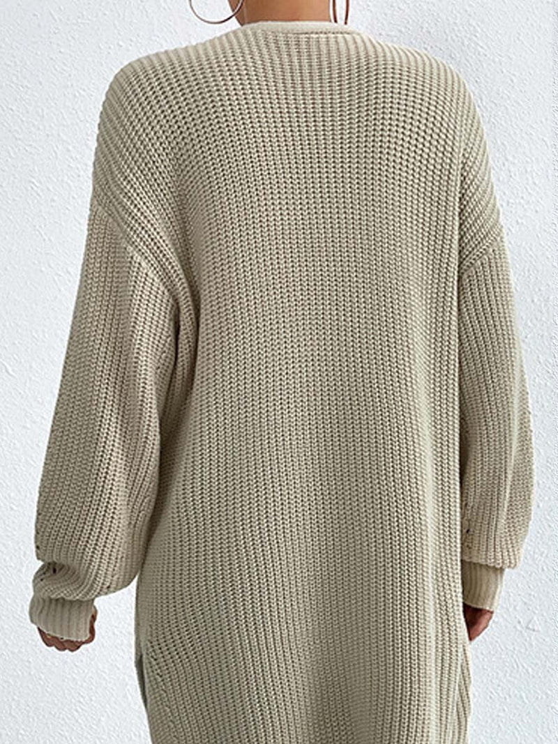 Iris Women's Oversized Cardigan - close-up detail