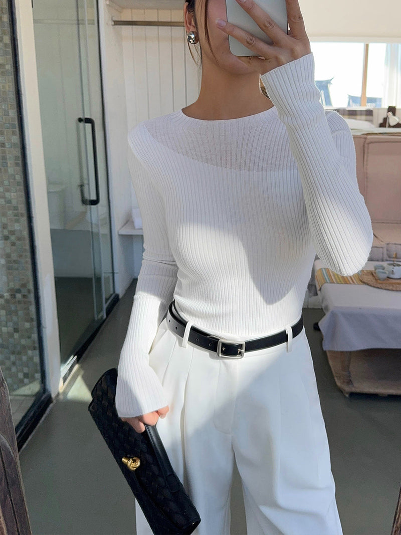 Nell Women's Asymmetric Top - styled view