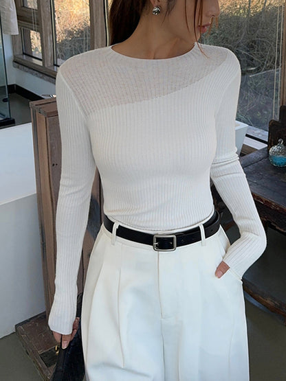 Nell Women's Asymmetric Top - front view