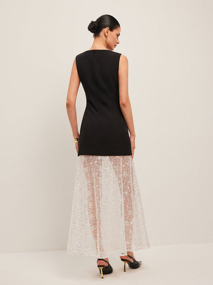 Dahlia Women's Dress - close-up detail