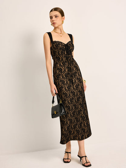 Noor Women's Dress - fabric and finish detail