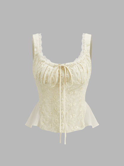 Uma Women's Floral Top - front view