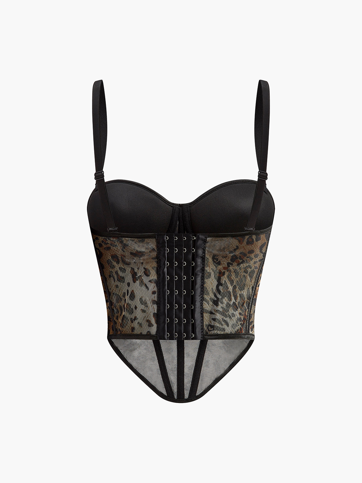 Maya Women's Printed Corset Top - fabric and finish detail