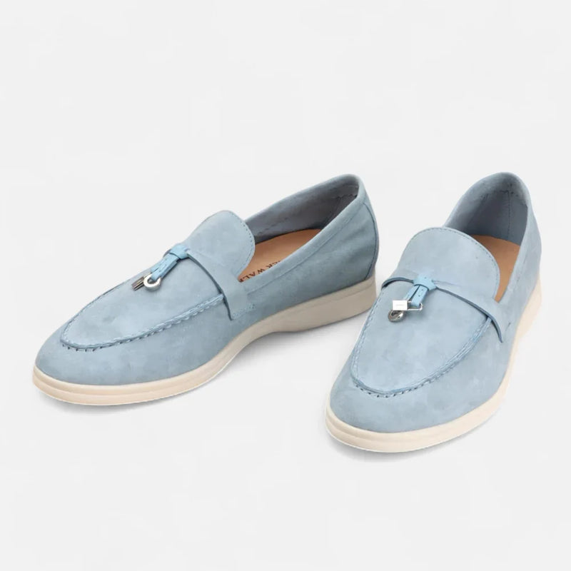 Gideon Men's Suede Loafers - front view