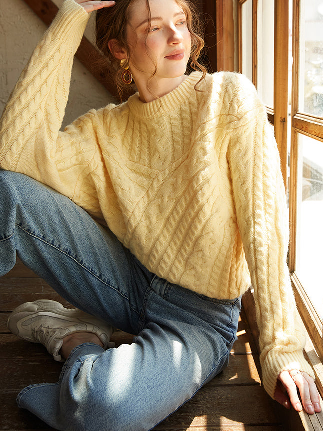 Darcy Women's Oversized Sweater - styled view
