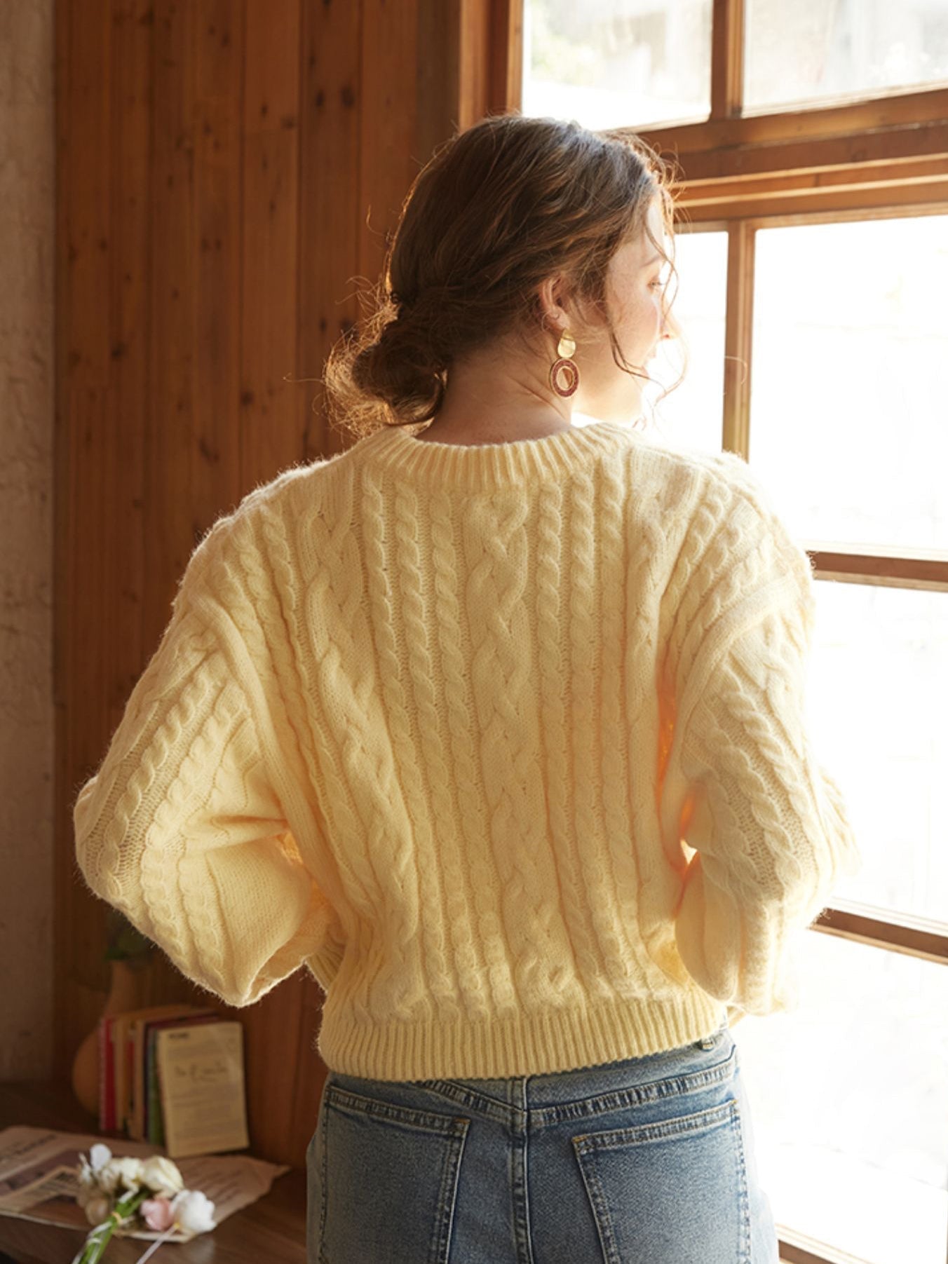 Darcy Women's Oversized Sweater - full-length view