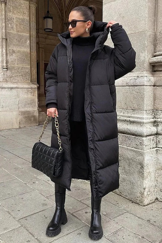 Juliette Women's Quilted Coat - front view