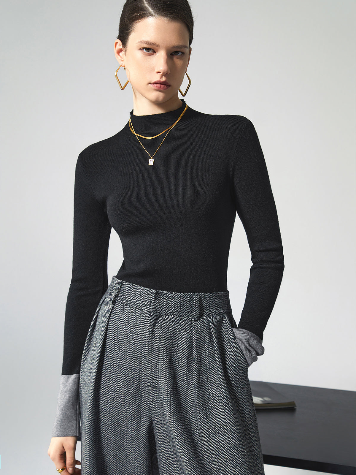 Delphine Women's Top - full-length view