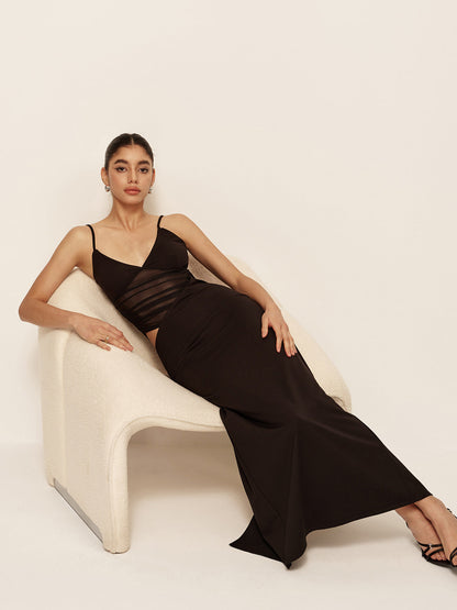 Esme Women's Asymmetric Dress - styled view