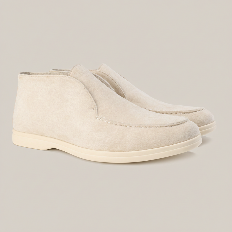 Isaac Men's Suede Loafers - back view